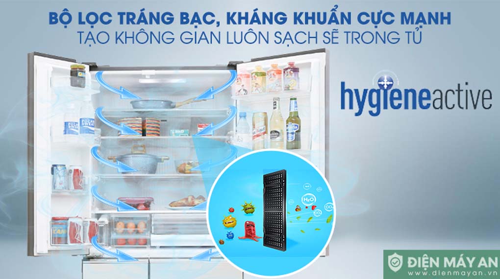 Tủ lạnh Panasonic Inverter 491 lít Multi Door NR-F503GT-X2